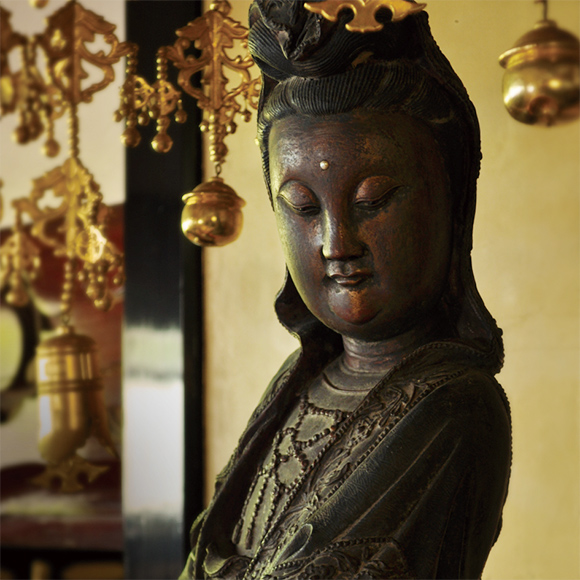 The Statue of “Kanzeon-Bodhisattva”